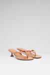 Juliette Thong Slipper 45 Pearly Latte Patent