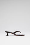 Juliette Thong 45 Shiny Coffee Croc