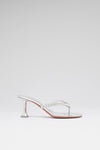 Gigi Thong 70 Silver Mirror And White Crystals