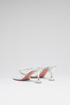 Gigi Thong 70 Silver Mirror And White Crystals