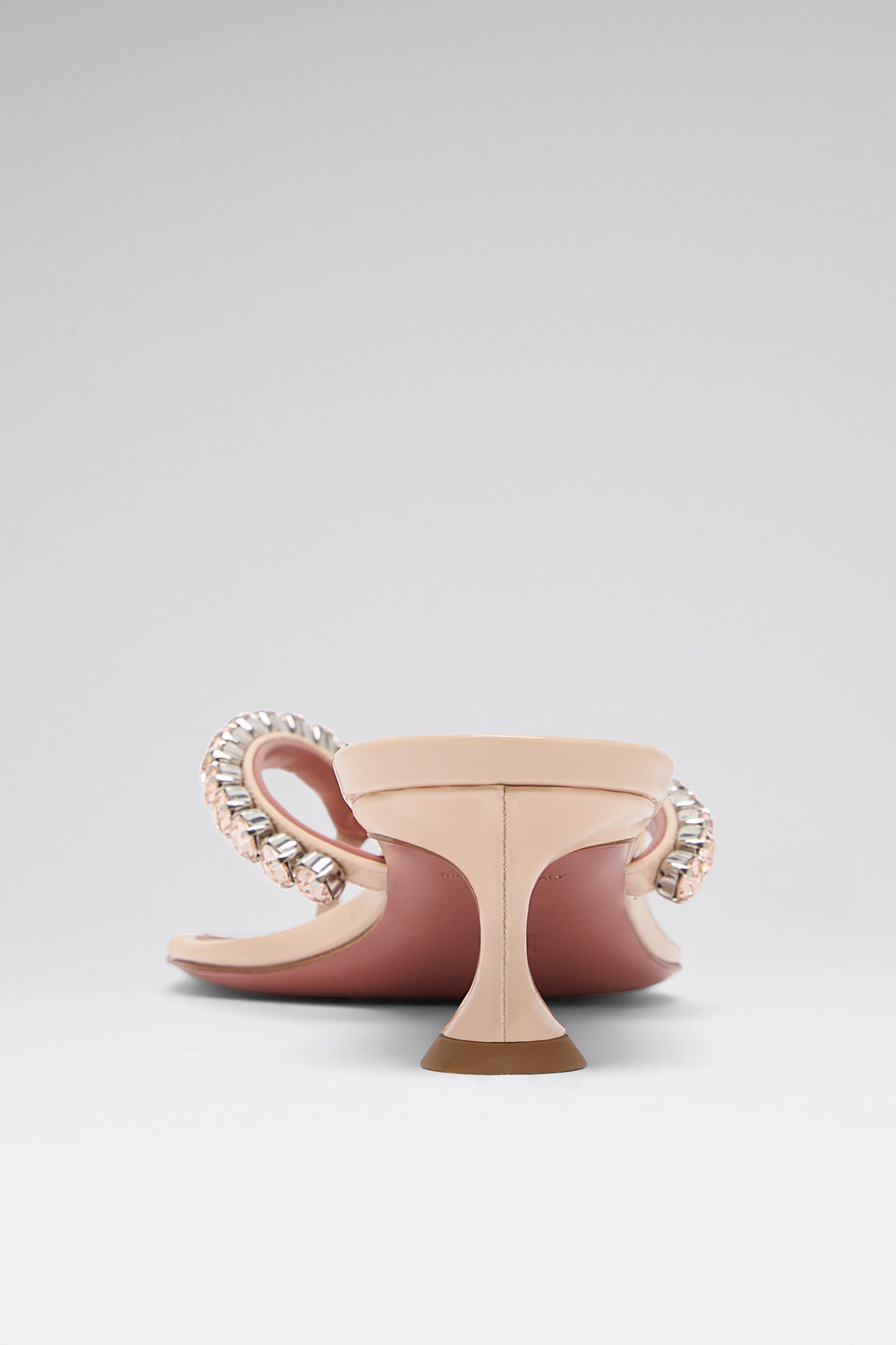 Gigi Thong Sandal 45 Pearly Champagne Patent And Gold Quartz Crystals