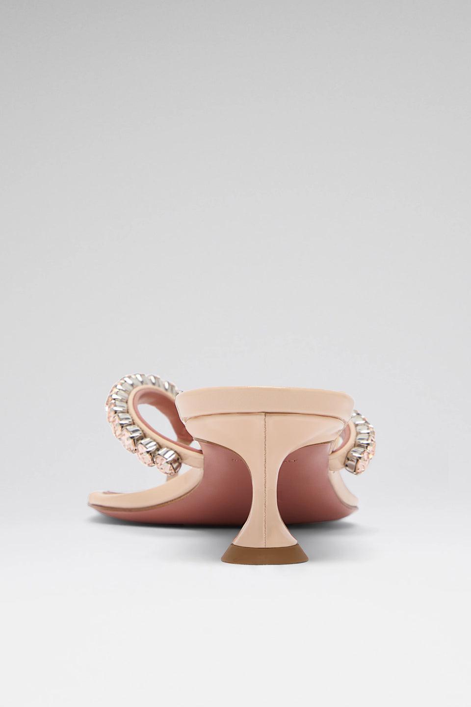 Gigi Thong Sandal 45 Pearly Champagne Patent And Gold Quartz Crystals