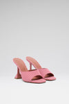 Lupita 95 luxury red white vichy slippers