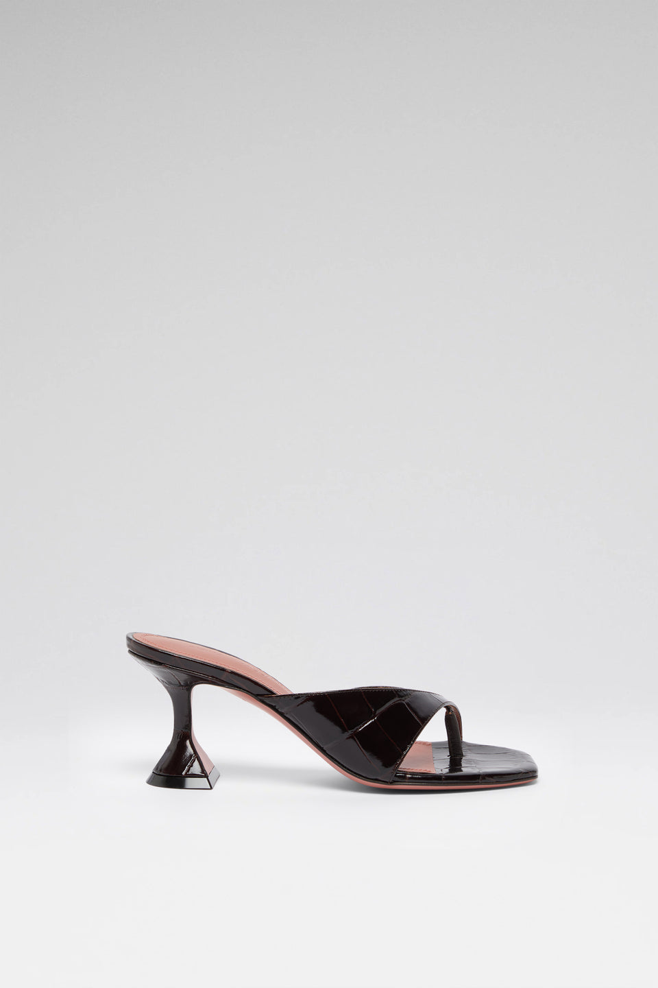 Shiona Slipper 70 Shiny Coffee Printed Croc