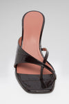 Shiona Slipper 70 Shiny Coffee Printed Croc