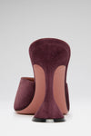 Lupita Slipper 95 Merlot Suede