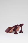 Lupita Slipper 95 Merlot Suede