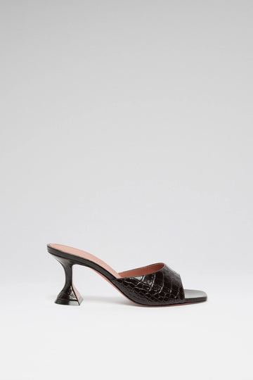 Lupita Slipper 70 Shiny Coffee Printed Croc