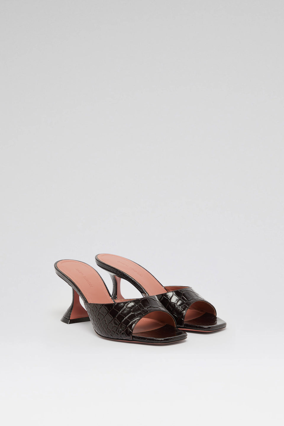Lupita Slipper 70 Shiny Coffee Printed Croc