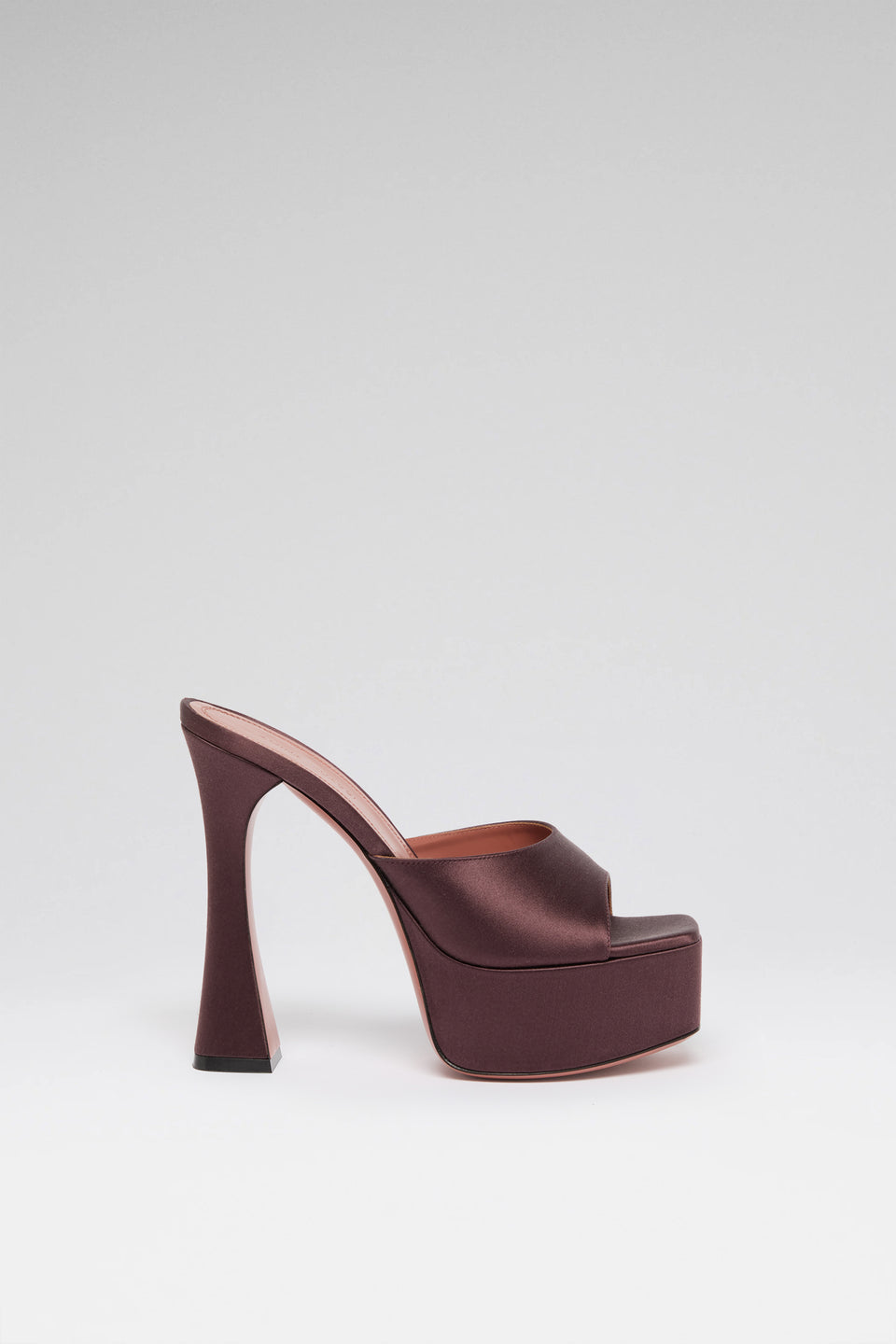 Dalida Slipper 140 Coffee Satin