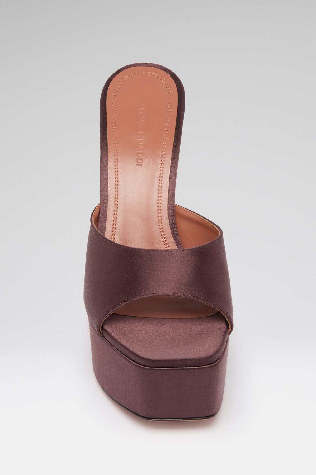 Dalida Slipper 140 Coffee Satin