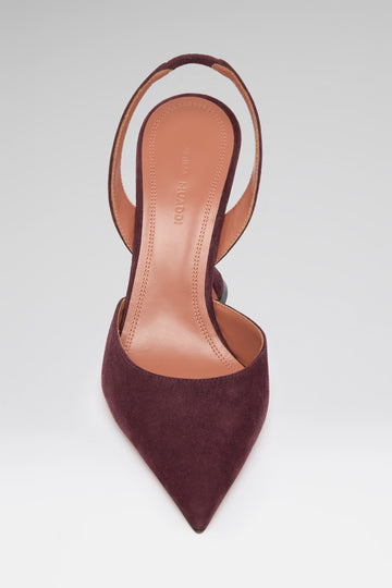 Holli Sling 95 Merlot Suede