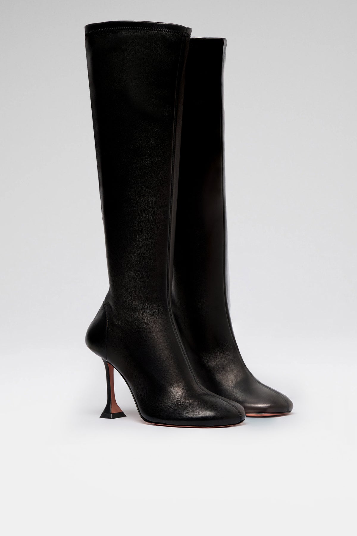 Iris 95 luxury black stretch boots