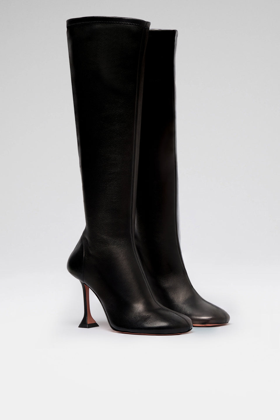 Iris 95 luxury black stretch boots