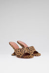 Taylor 90 luxury leopard pony slippers