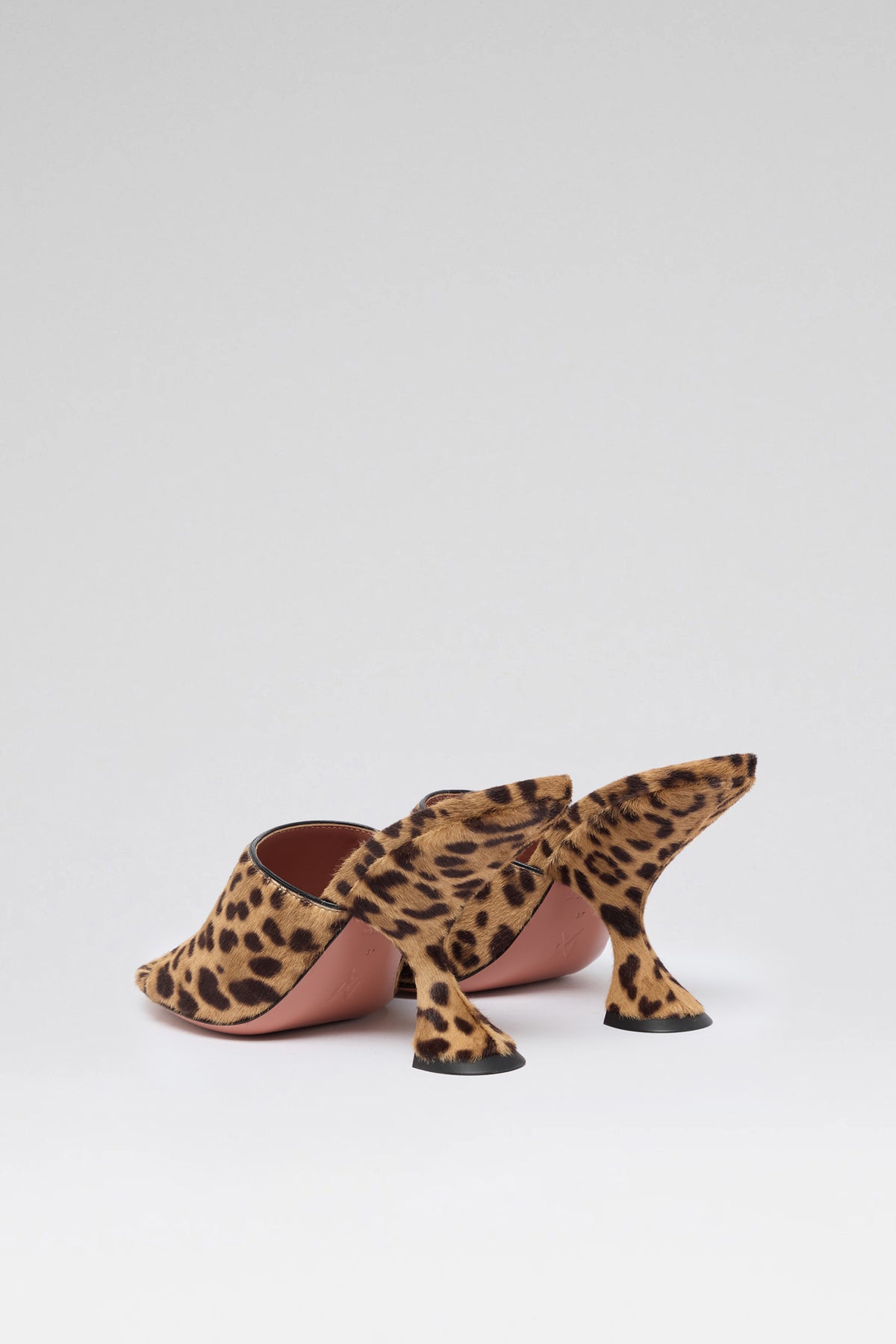 Taylor 90 luxury leopard pony slippers for women