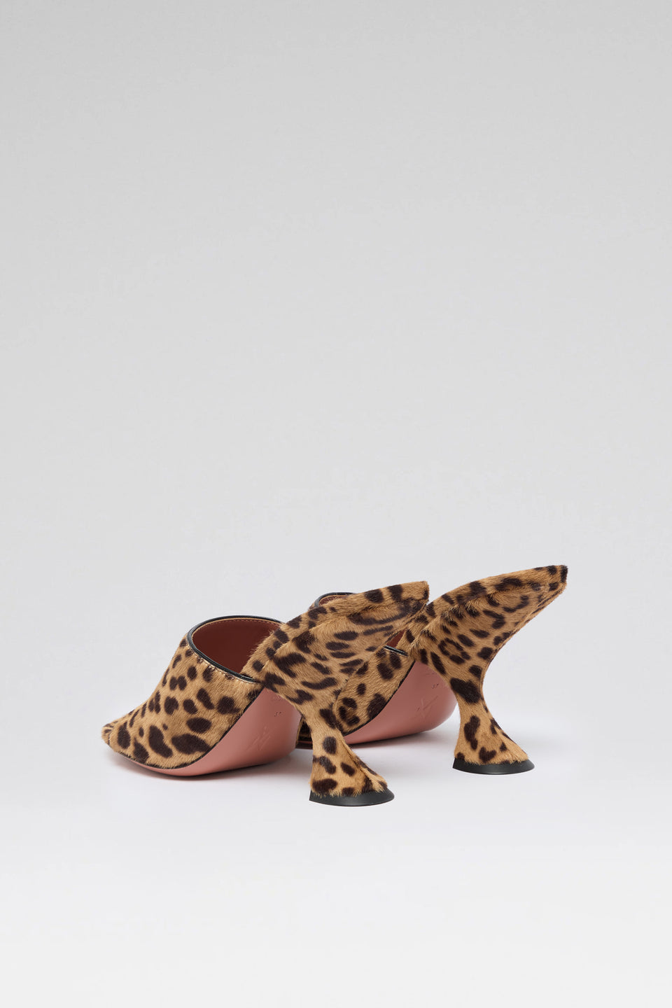 Taylor 90 luxury leopard pony slippers for women