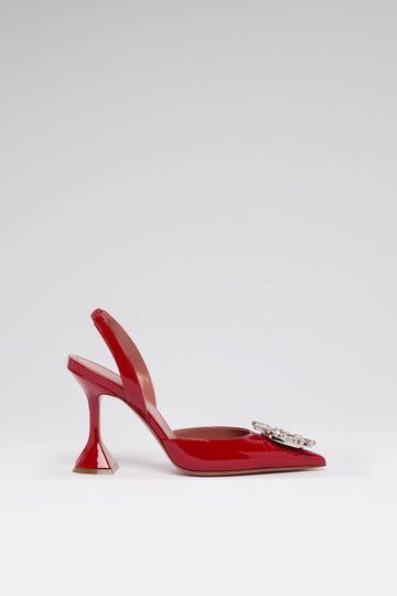 Begum Sling 95 Winter Red Patent