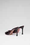 Alexa 95 luxury shiny coffee snake slippers for women