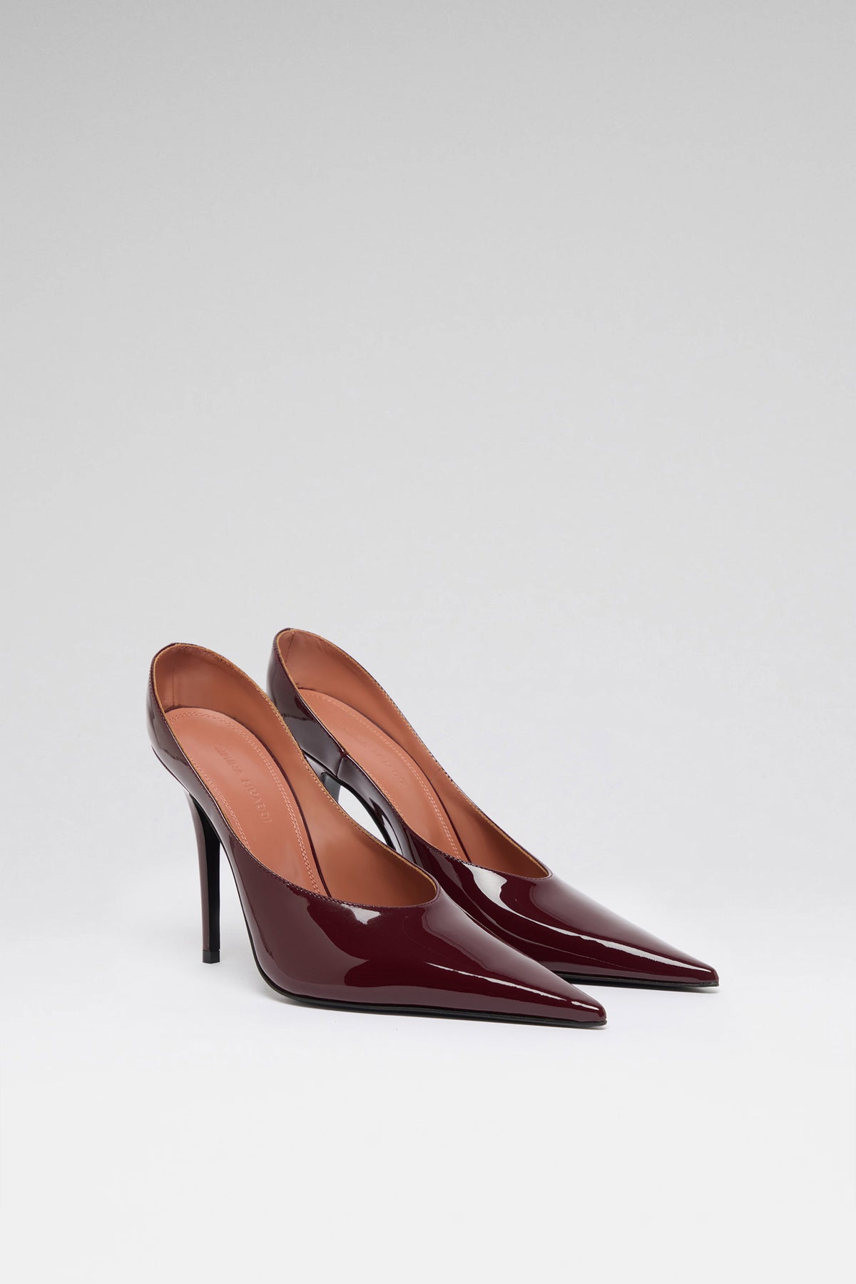 Anok 105 luxury merlot patent mules