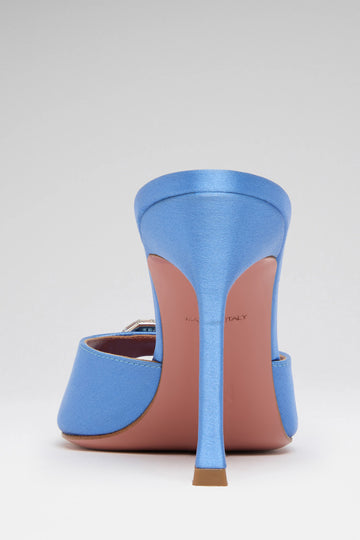 Mini Camelia Slipper 95 Sapphire Satin