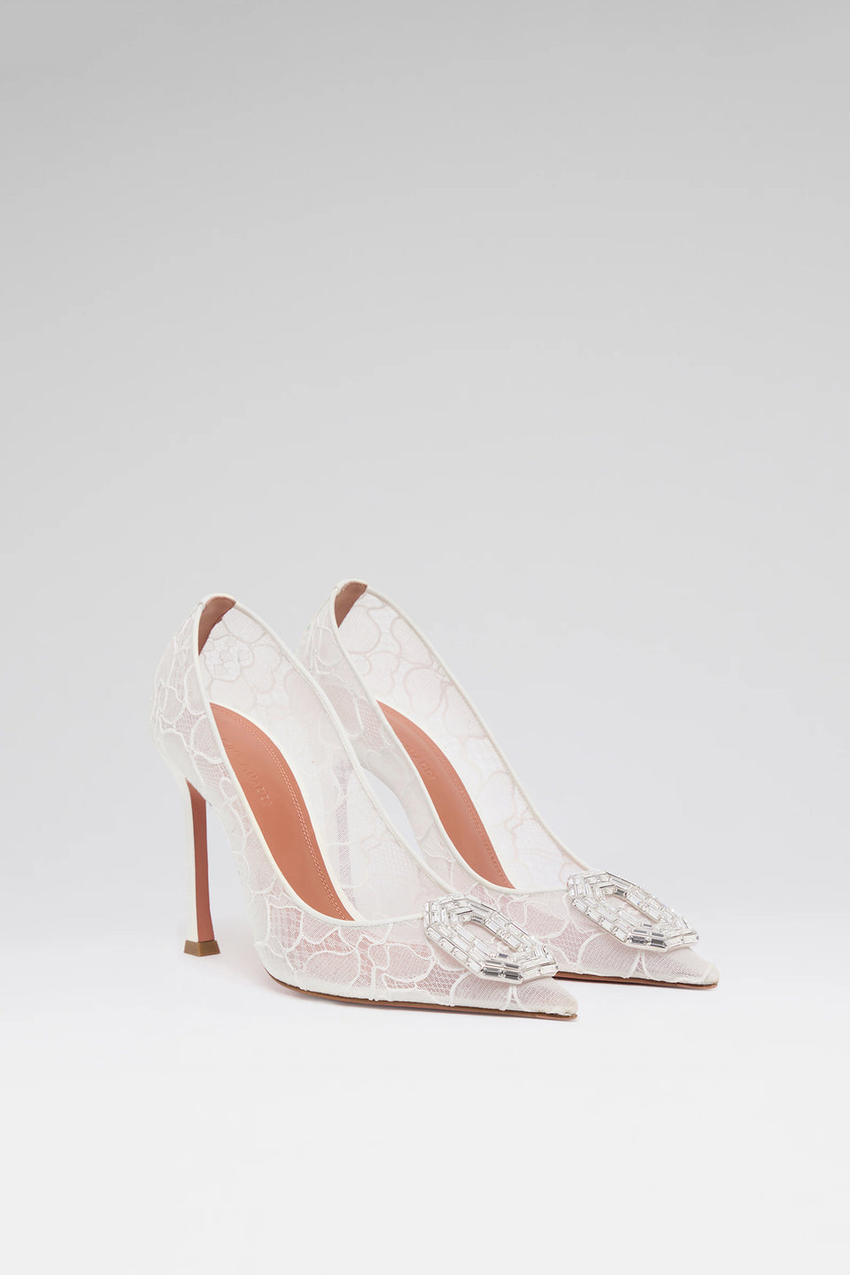 Camelia ivory lace 105 pumps