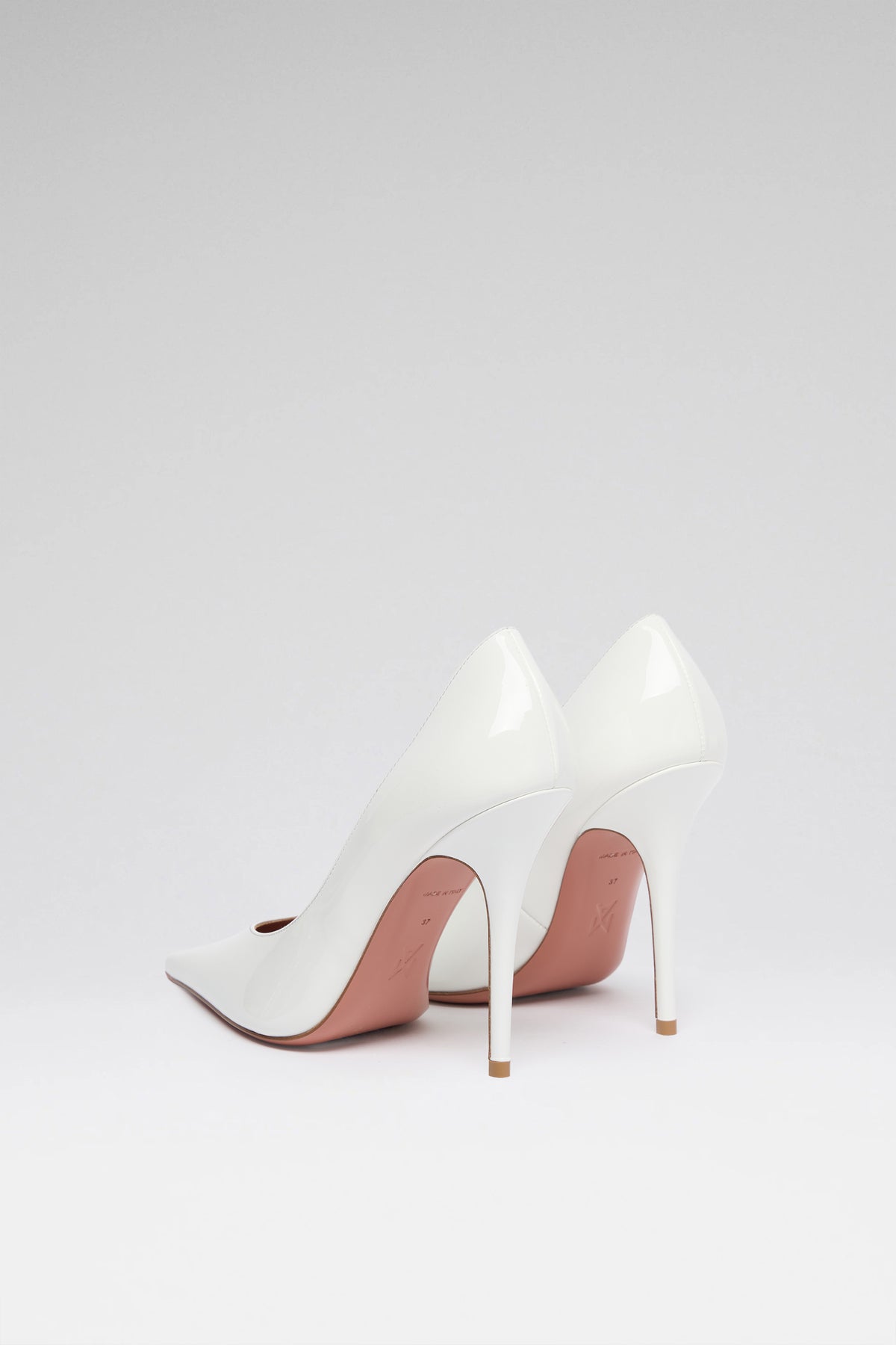 Anok 2 0 105 luxury white patent pumps for women