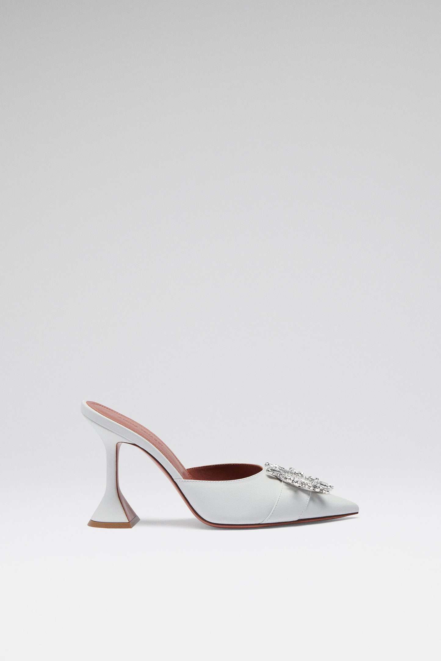 Begum Mule White Nappa