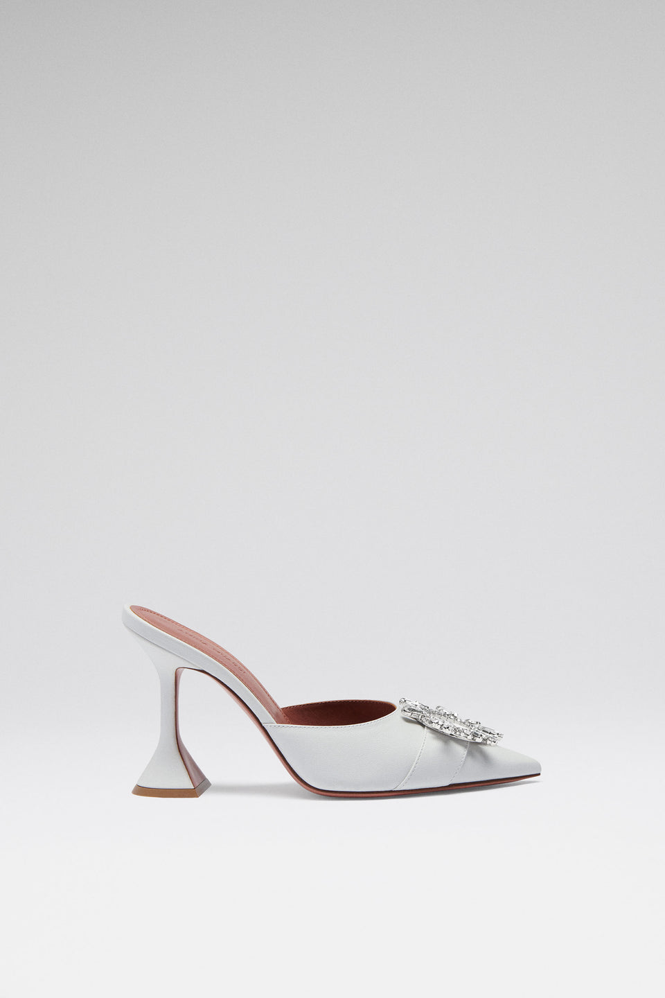 Begum Mule White Nappa