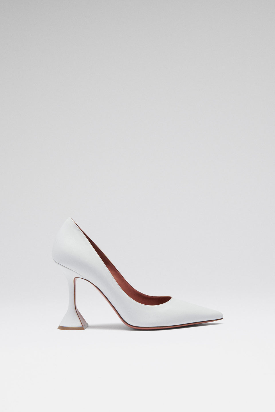 Ami Pump 95 White Nappa
