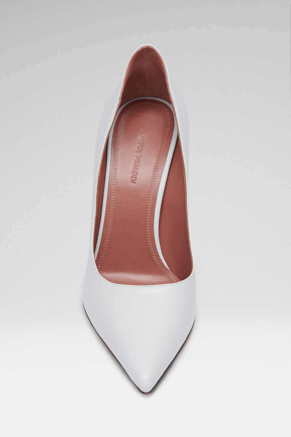 Ami Pump 95 White Nappa