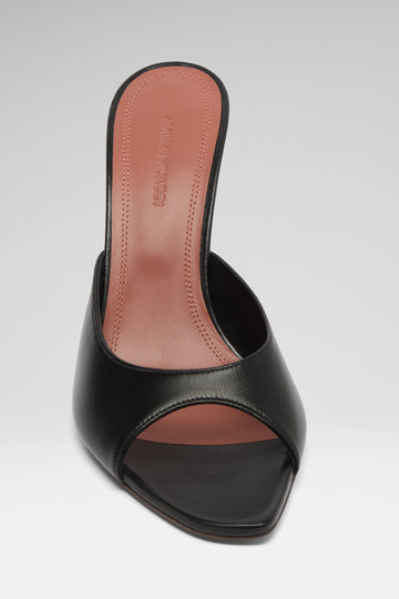 Alexa Slipper 95 Black Nappa