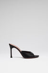 Alexa Slipper Black Satin