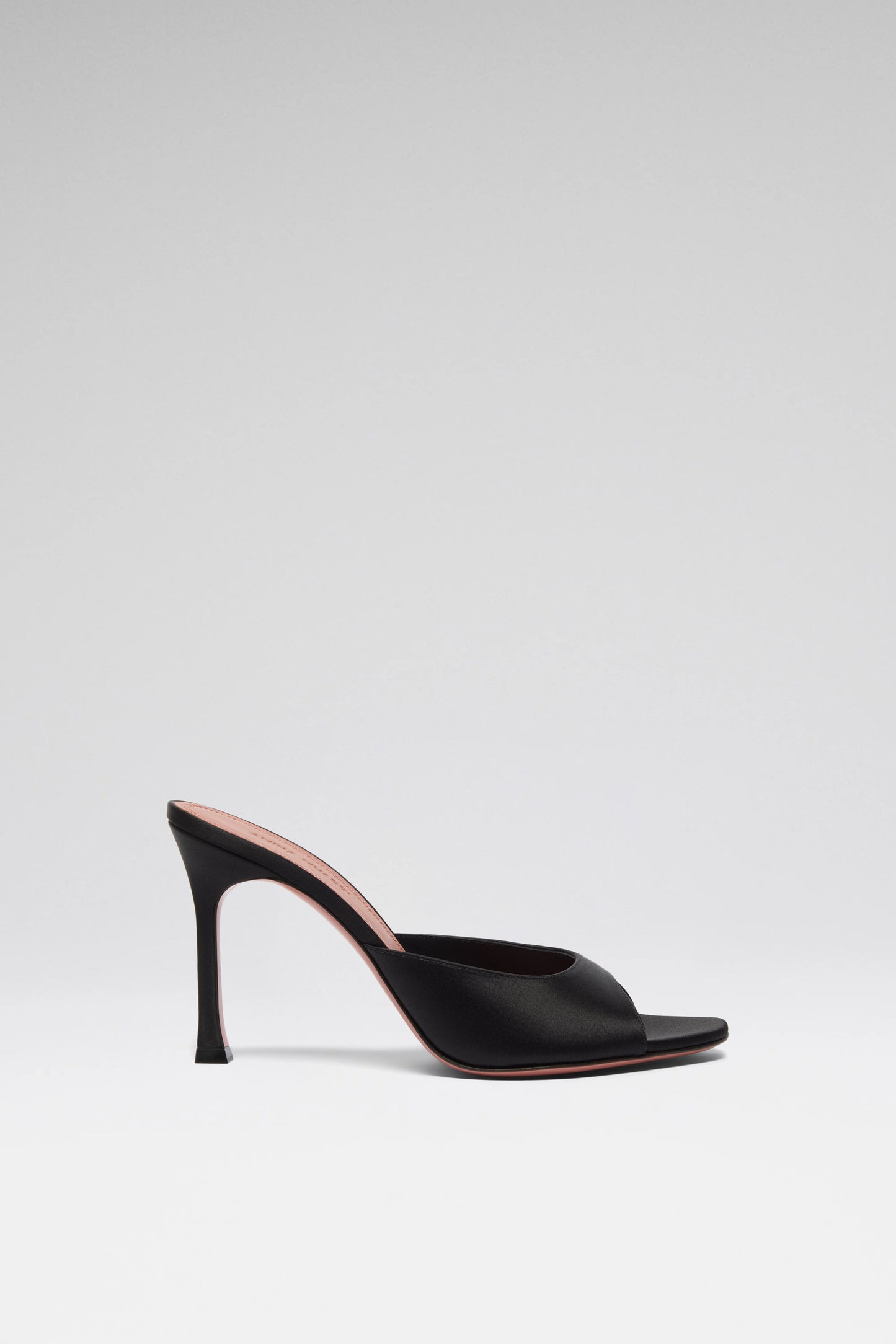 Alexa Slipper Black Satin