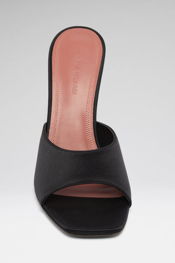 Lupita Slipper 95 Black Satin