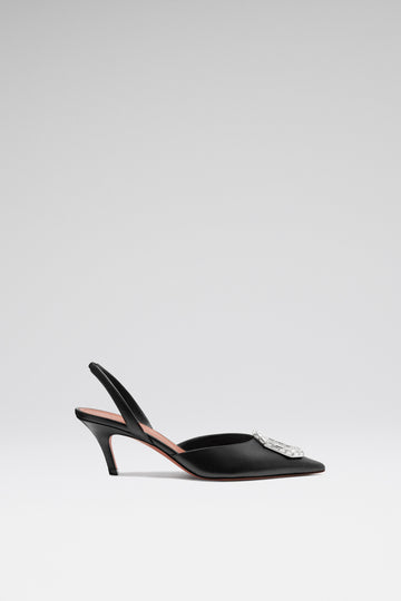 Camelia Sling 60 Black Nappa