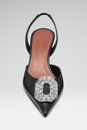 Camelia Sling 60 Black Nappa