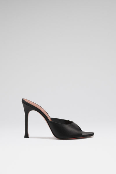 Alexa Slipper 105 Black Satin