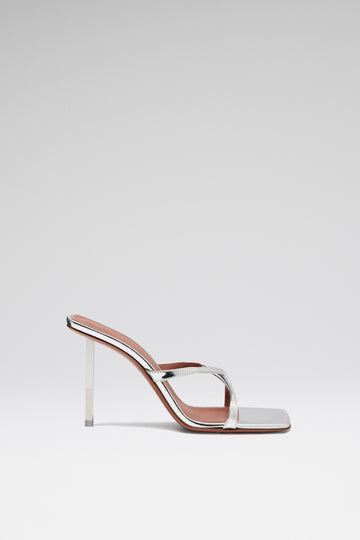 Adriana Slipper Silver Mirror