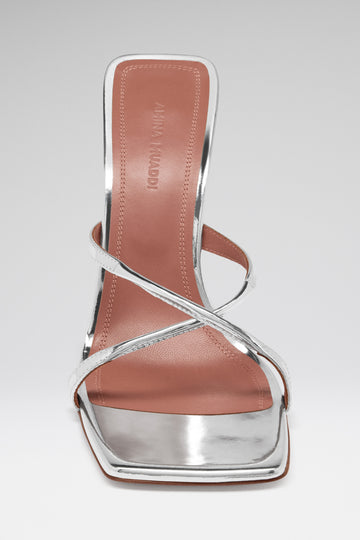 Adriana Slipper Silver Mirror