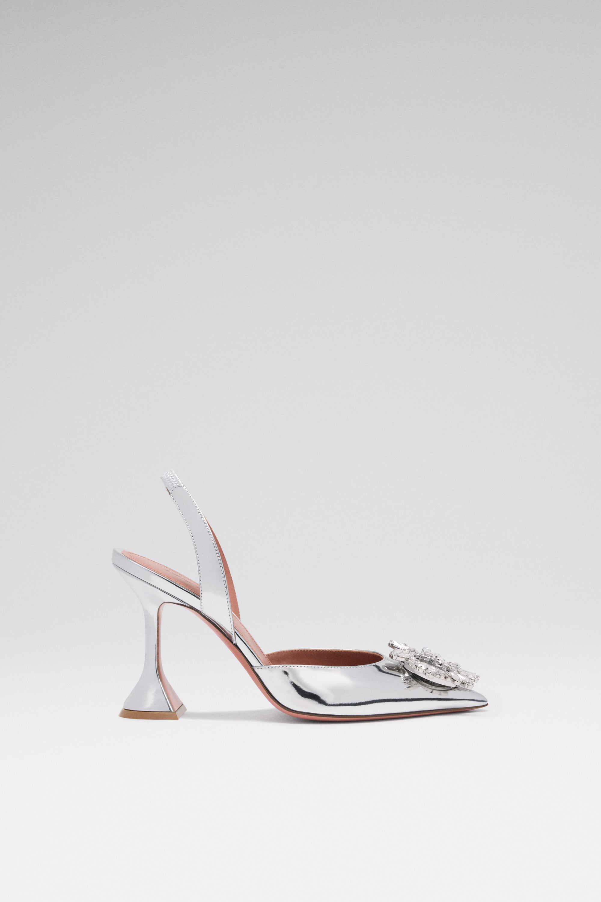 Begum Sling Silver Mirror Begum Sling Silver Mirror