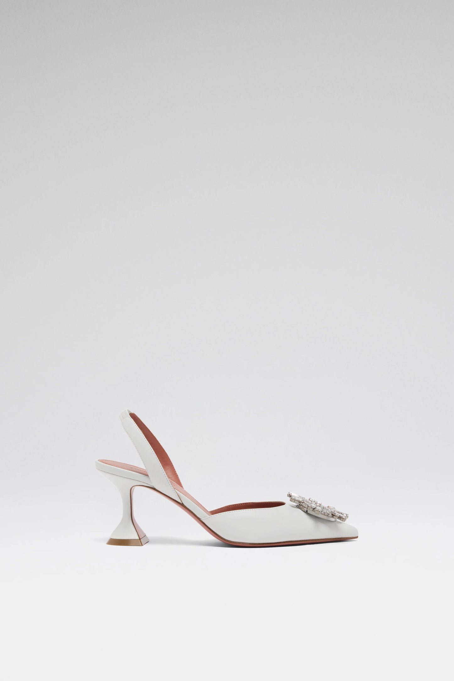 Begum Sling 70 White Nappa