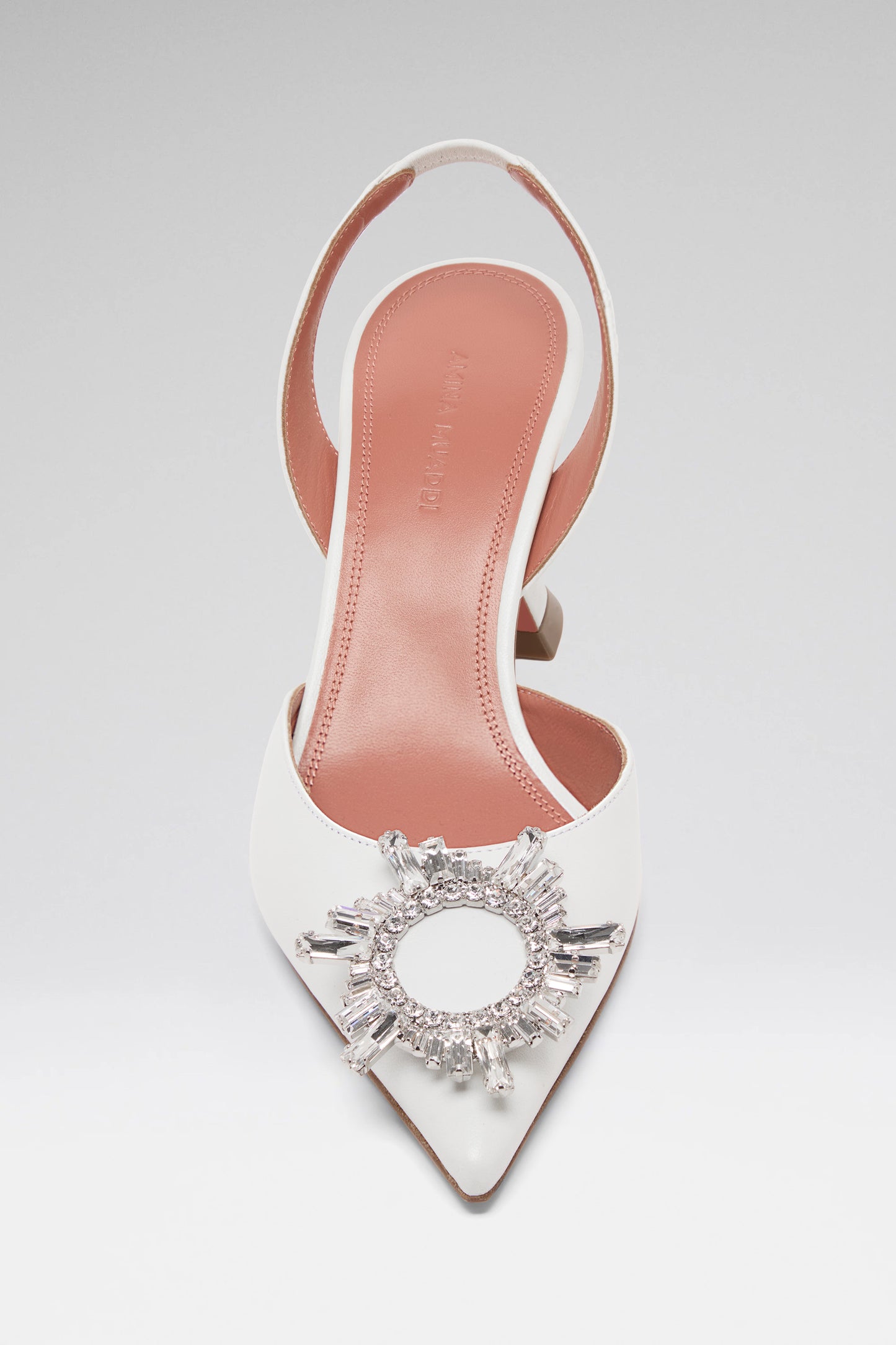 Begum Sling 70 White Nappa