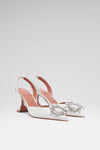 Begum Sling 70 White Nappa