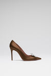 Rosie Pump Mocha Satin