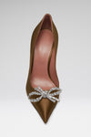 Rosie Pump Mocha Satin
