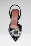 Begum Sling 70 Black Nappa