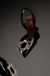 Begum Sling 70 Black Nappa
