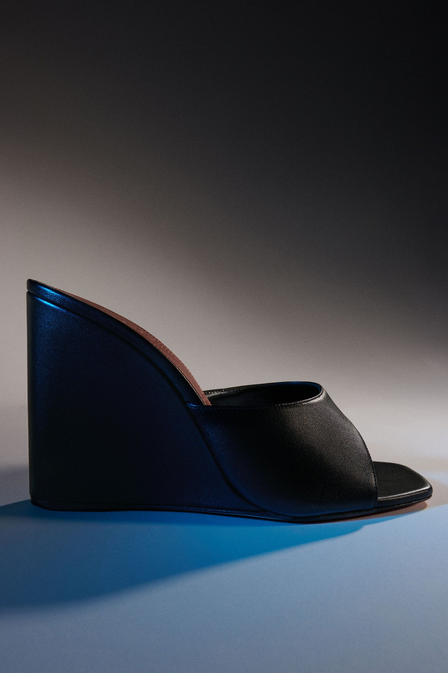 Lupita Wedge Black Nappa