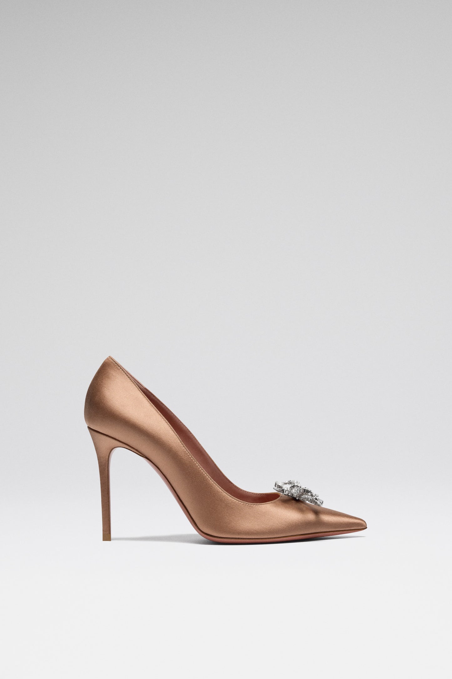 Rosie Pump Latte Satin